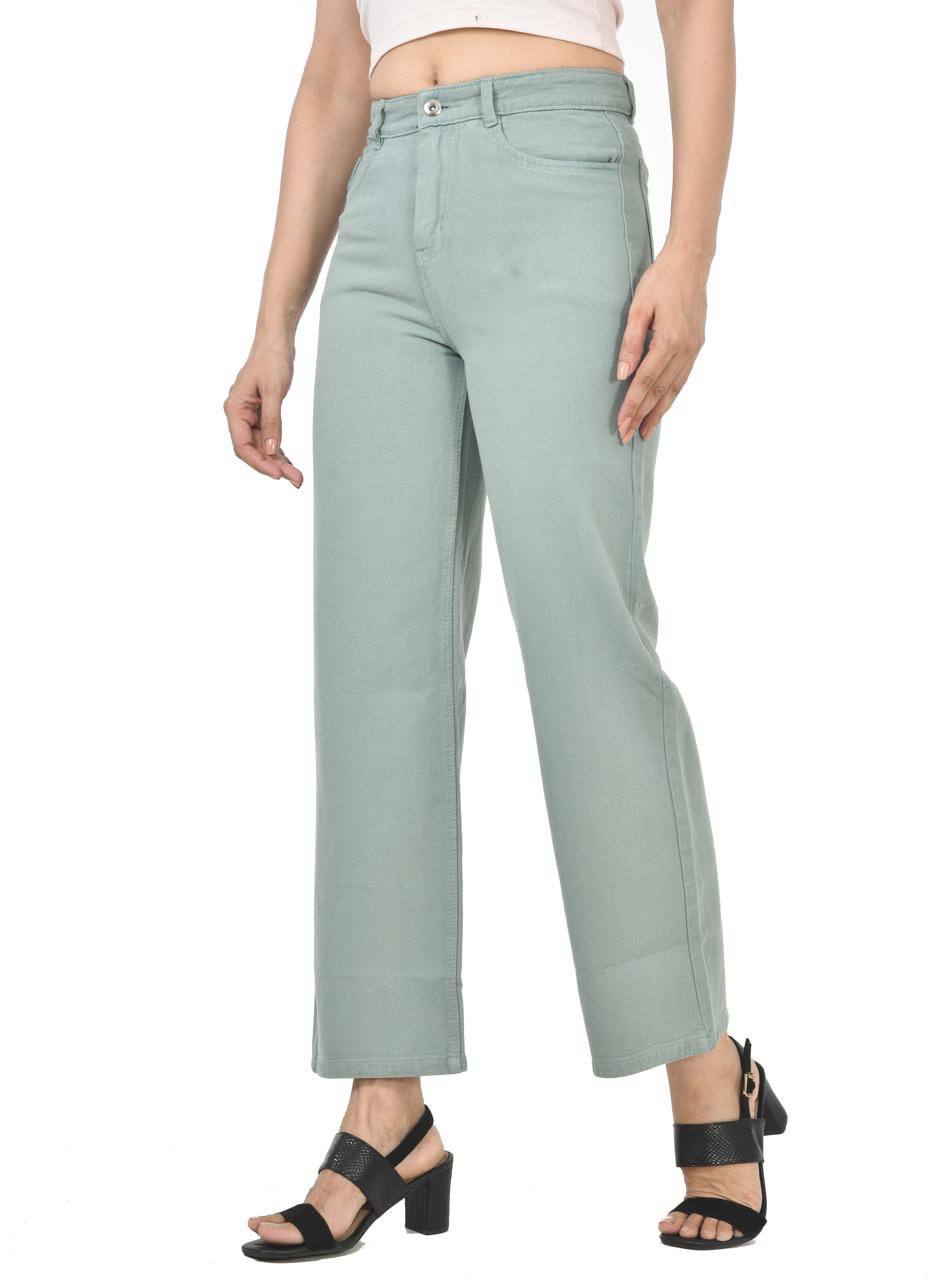 pista green jeans
