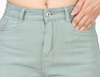 pista green jeans