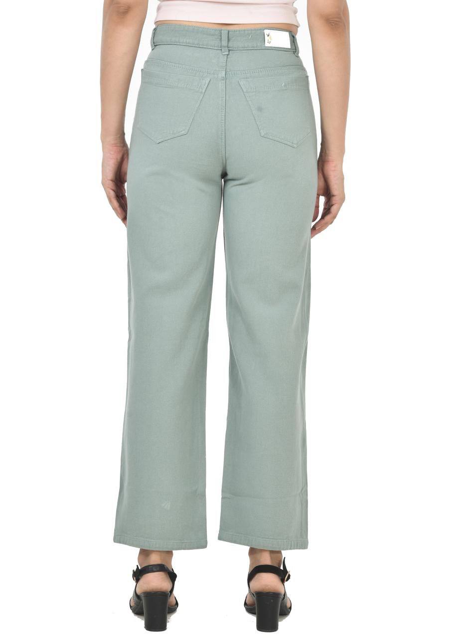 pista green jeans