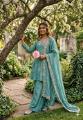 Green Rukaiya Suit