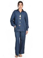 Funky broaches denim co-ord sets