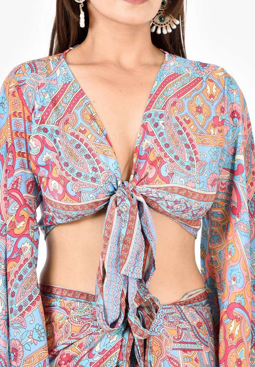 Kelly TQ PNG Tie up co-ord set