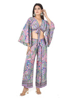 Kelly PNK Tie up co-ord set