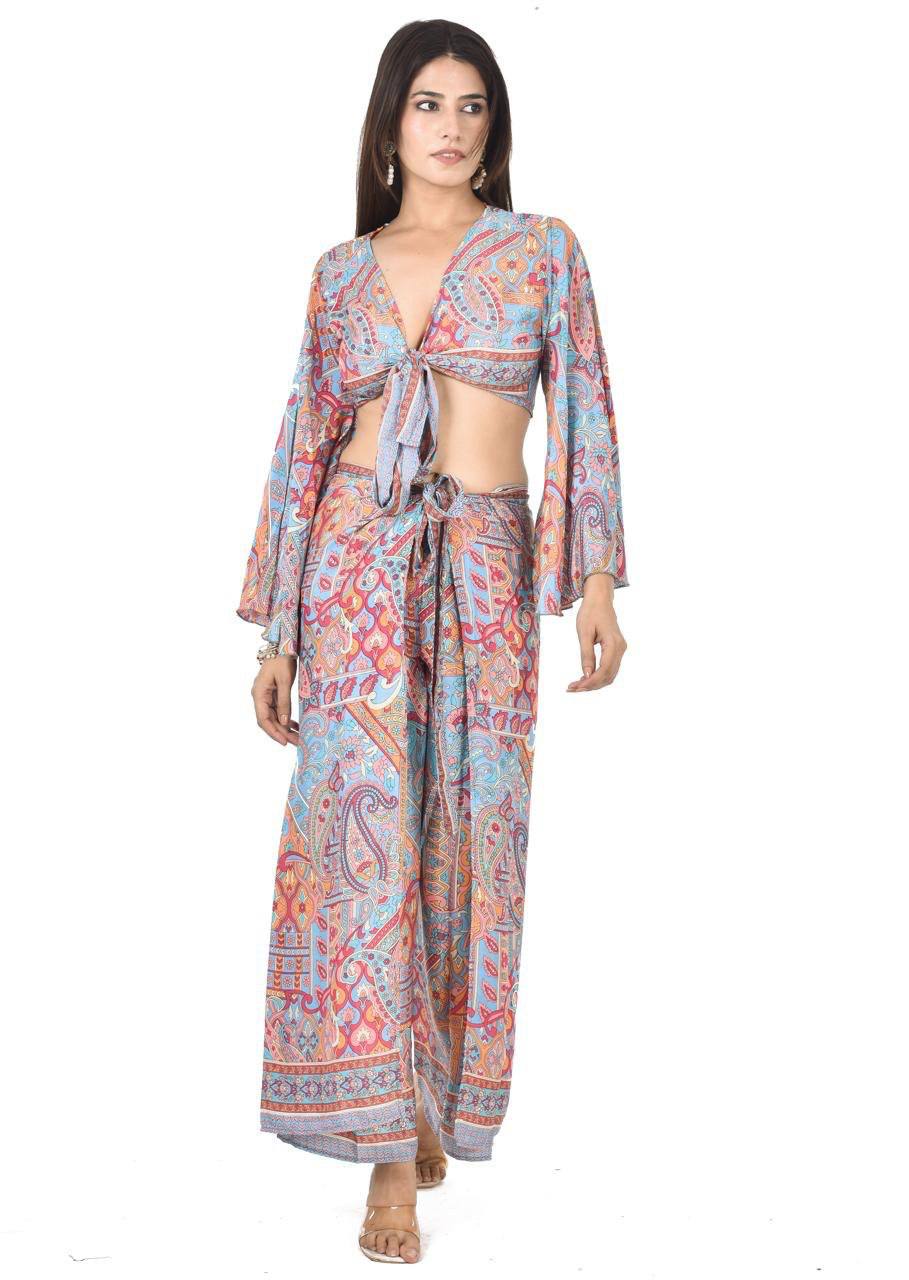 Kelly TQ PNG Tie up co-ord set
