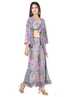 Kelly PNK Tie up co-ord set