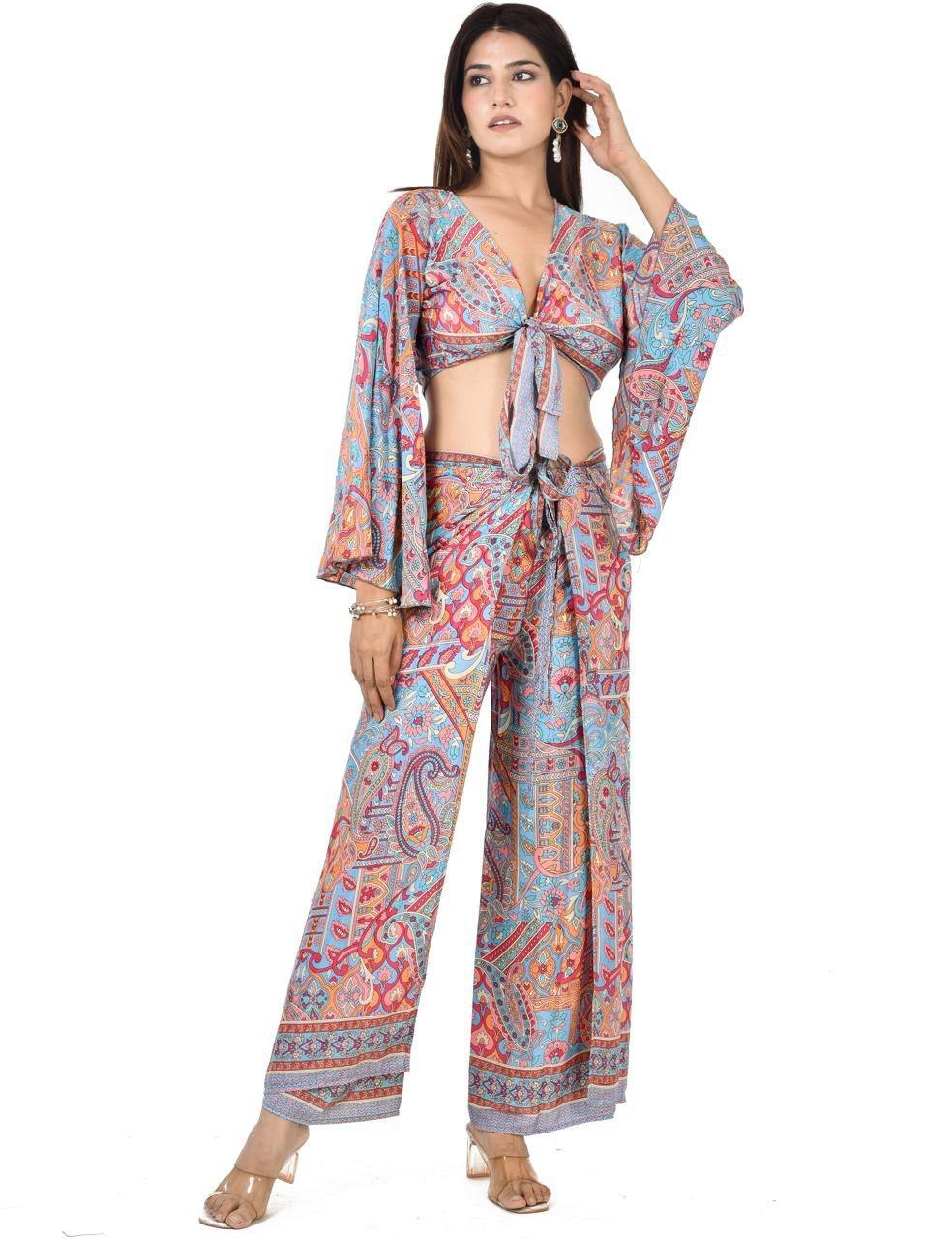 Kelly TQ PNG Tie up co-ord set