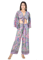 Kelly PNK Tie up co-ord set