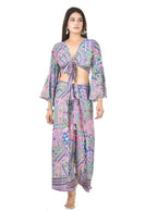 Kelly PNK Tie up co-ord set