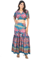 KYLIE PNK SHARARA CO-ORD SET