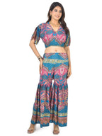 KYLIE PNK SHARARA CO-ORD SET