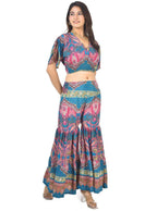 KYLIE PNK SHARARA CO-ORD SET