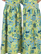 KYLIE GRN SHARARA CO-ORD SET