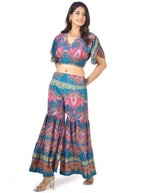KYLIE PNK SHARARA CO-ORD SET
