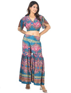 KYLIE PNK SHARARA CO-ORD SET