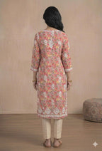 Pnk Printed Original Lakhnavi Kurti