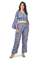 KATE BLU BOBBIN TOP CO-ORD SET