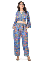 KATE BLU BOBBIN TOP CO-ORD SET