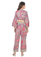 KATE RED BOBBIN TOP CO-ORD SET