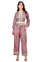 KATE RED BOBBIN TOP CO-ORD SET