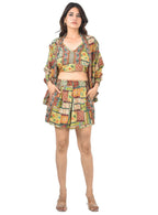 NORA 3-PIECE(GR-R) SHORT CO-ORD SET