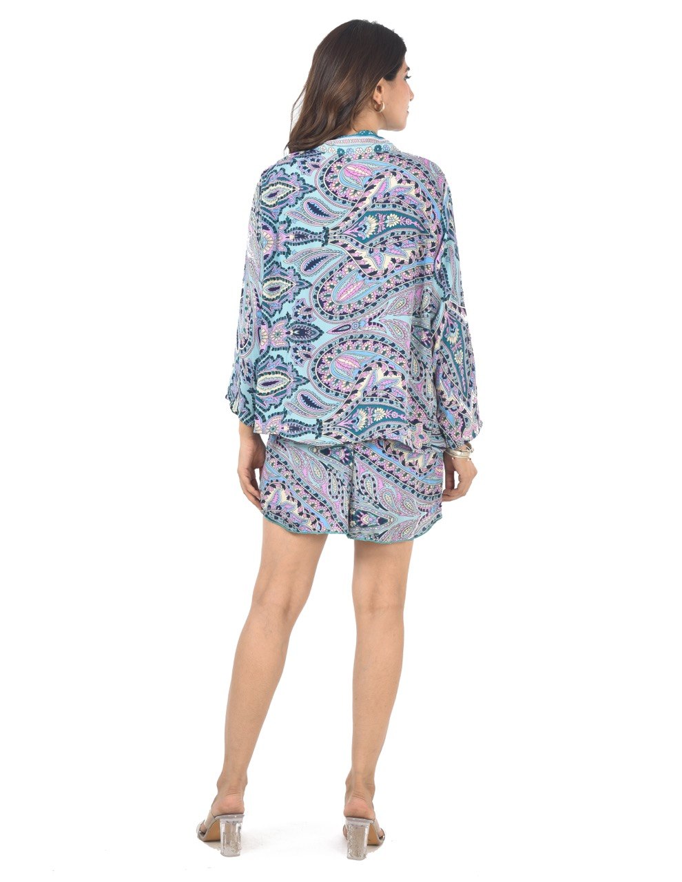 NORA 3-PIECE(BL) SHORT CO-ORD SET