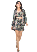 NORA 3-PIECE(BK) SHORT CO-ORD SET