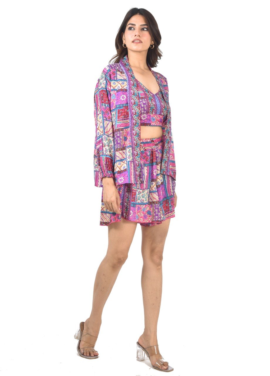 NORA 3-PIECE(J) SHORT CO-ORD SET