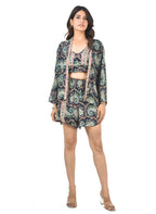 NORA 3-PIECE(BK) SHORT CO-ORD SET