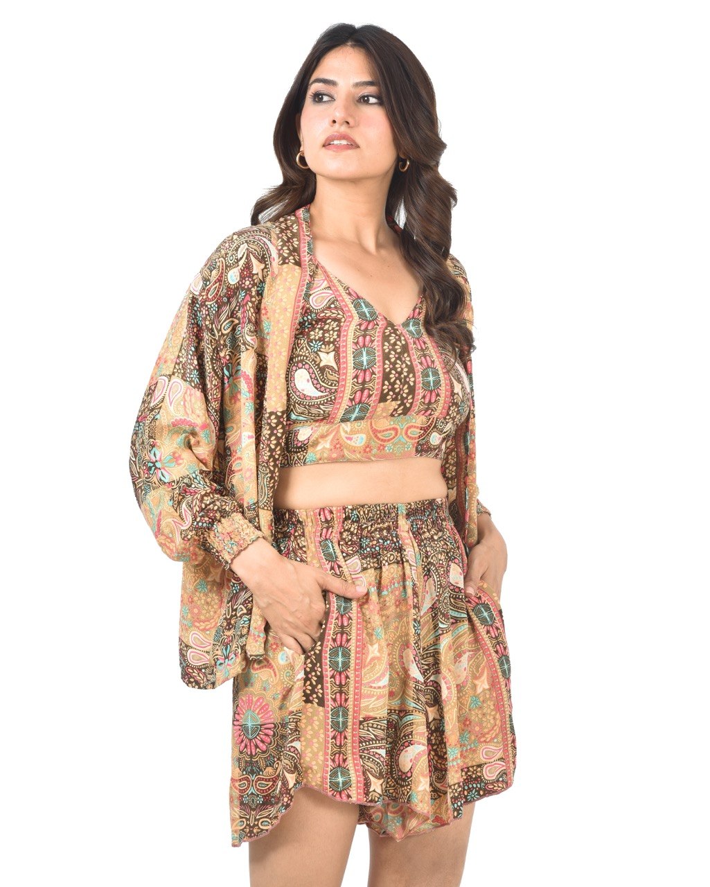NORA 3-PIECE(S) SHORT CO-ORD SET