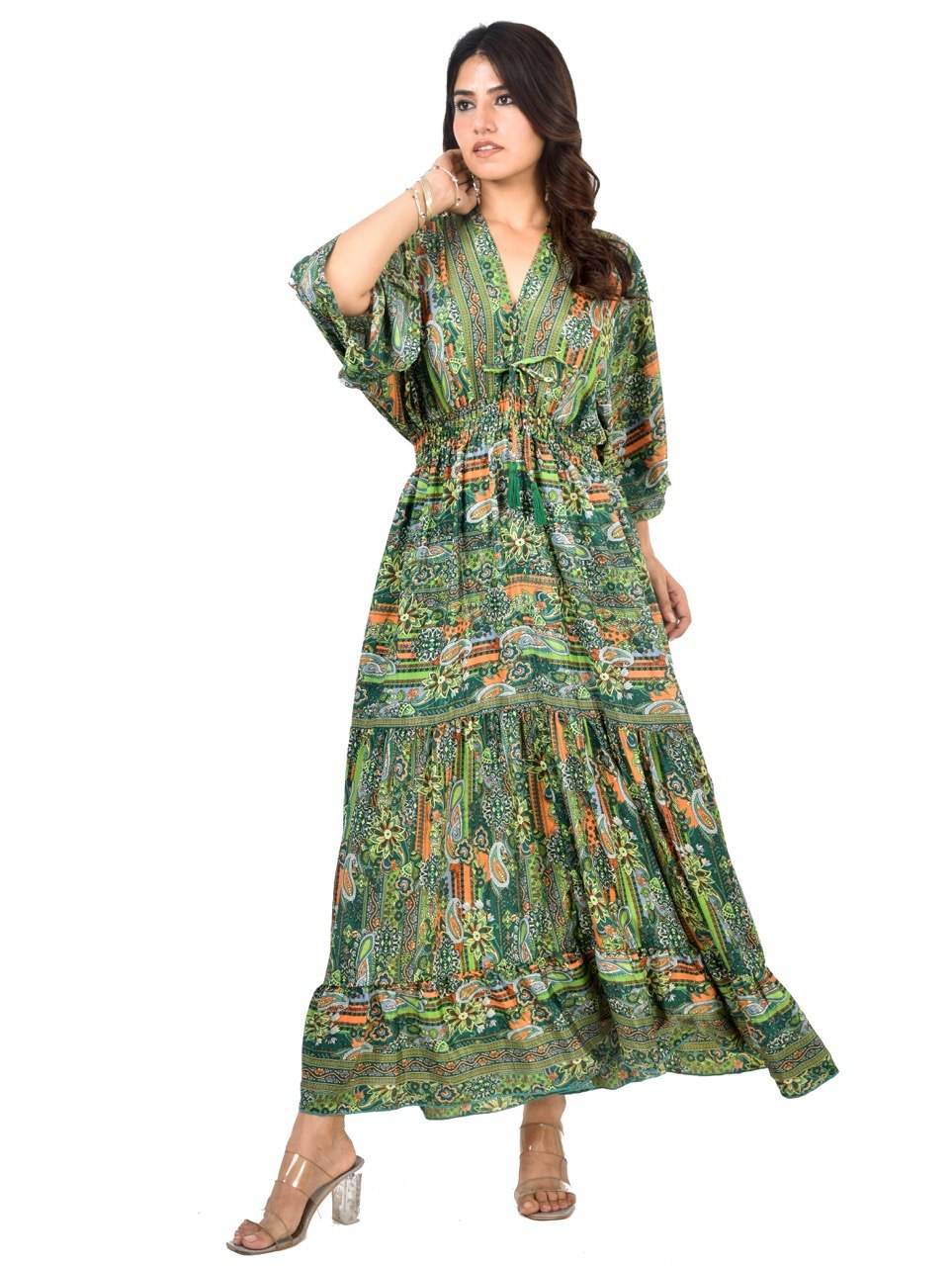 SOPHIA  GR LONG DRESS