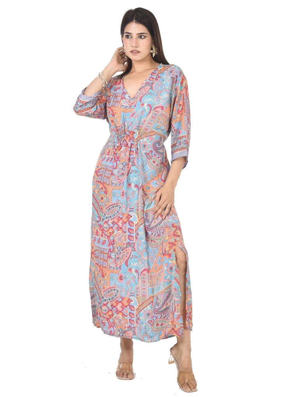 NAZAM PINK MAXI DRESS