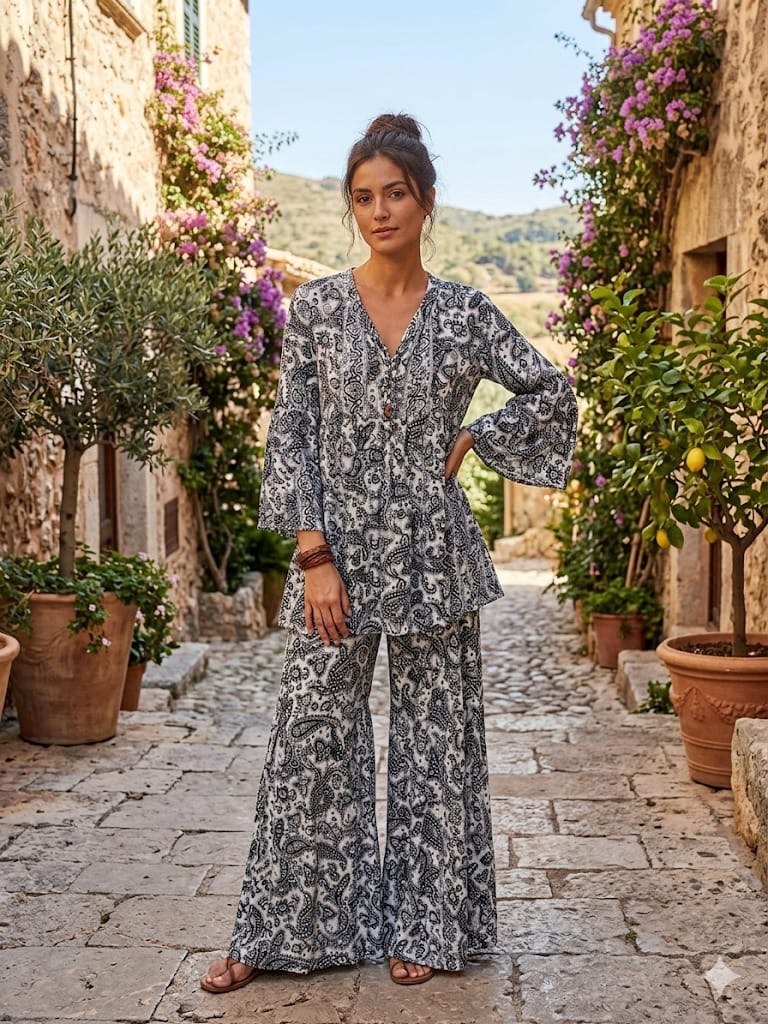 BKW SHEENA SHARARA CO-ORD SET