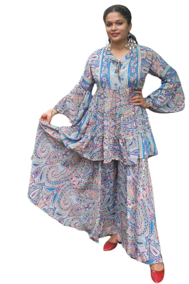 GY SHEENA SHARARA CO-ORD SET
