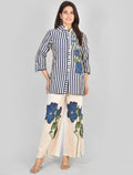 Blue Lining Co-Ord Set