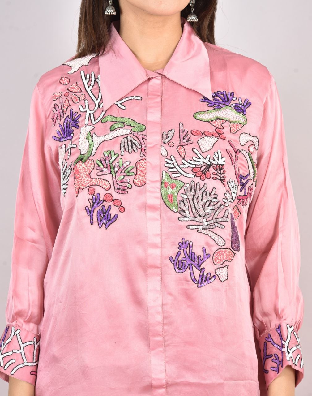Coral Afsana Co-Ord Set