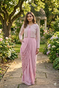 Pnk  Nora Indo-Western Suit