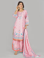 Saumya pink suit