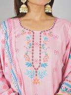 Saumya pink suit