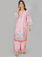 Saumya pink suit