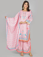 Saumya pink suit