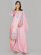 Saumya pink suit