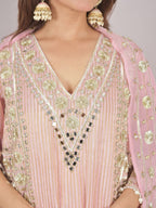 Pink merab Farsi salwar suit