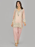 Pink merab Farsi salwar suit