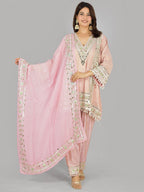 Pink merab Farsi salwar suit