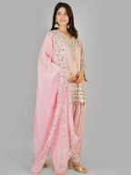 Pink merab Farsi salwar suit
