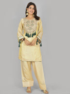 Megha Farsi green suit