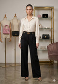 Bk Fancy Lock Button Korean Pant