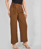 Brown Knot Korean Pant