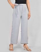 Ice Blue Knot Korean Pant