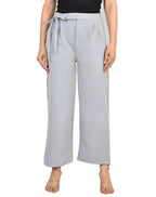 Ice Blue Knot Korean Pant